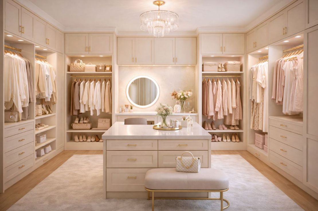 更衣間設計關鍵細節：高度、寬度、尺寸與收納動線解析